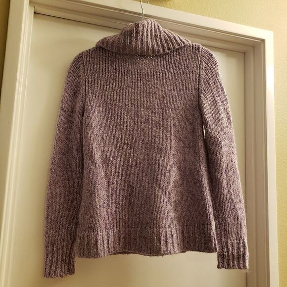 Beautiful Talbots lavender chunky sweater - Picture 3 of 5